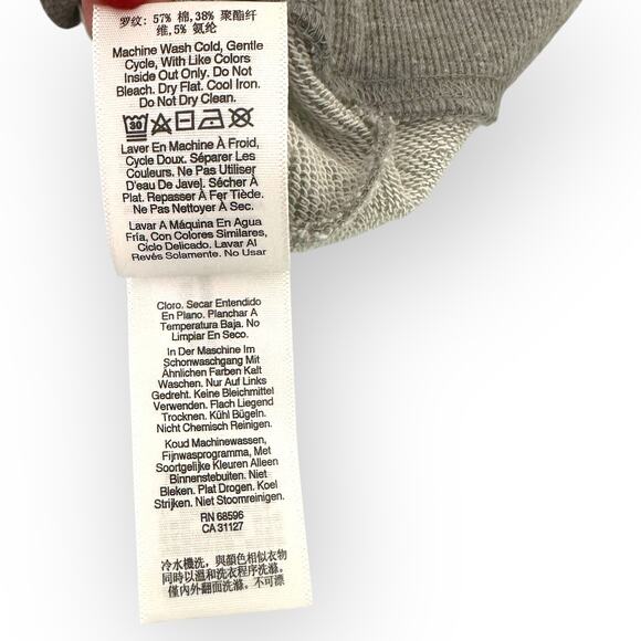 DKNY Women's The Everywhere Sweatshirt Gray Sequins Size L Glam Sweatshirt - Picture 7 of 8